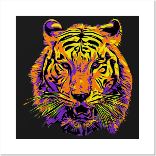 Tiger Wall Art by Jevaz